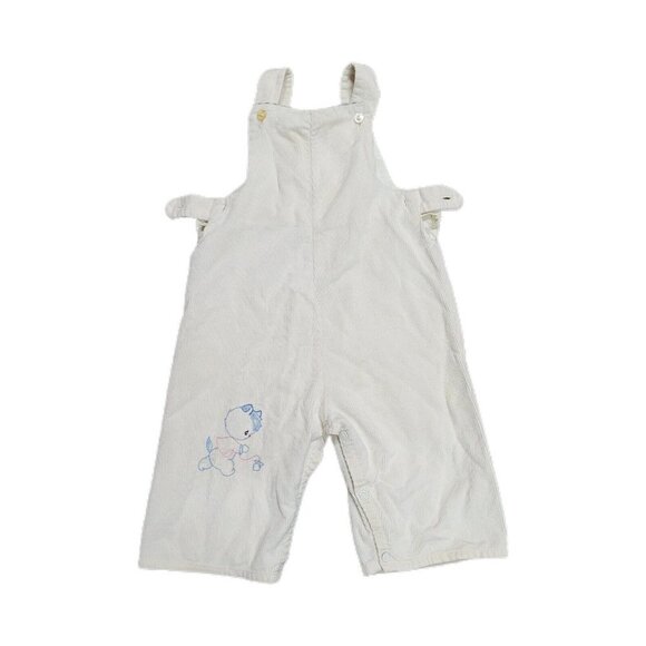 Vintage Crawler Grace 1950s Toddler/Infant Corduroy Embroidered Overalls - Picture 1 of 10
